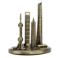 thumbnail image 1 of Global Financial Center Souvenir Oriental Pearl Model, Oriental Pearl Tower Shanghai Building Collection Model Building Models, Home Ornaments For Office Decor, 1 of 8