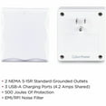 thumbnail image 5 of CyberPower Professional 2-OUtlet Surge Suppressor/Protection - 2 x NEMA 5-15R, 3 x USB - 500 J - 125 V AC Input, 5 of 11