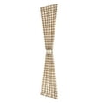 thumbnail image 2 of Achim Buffalo Check Indoor Polyester/Cotton Light Filtering Checkered Door Curtain Panel, Taupe, 25-in W x 72-in L, 2 of 8