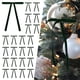 thumbnail image 4 of 24pc Bola de Navidad de Terciopelo Decoración de Árbol de Navidad, Decoración de Corona de Guirnalda Verde, 4 of 7