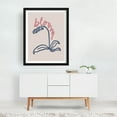 thumbnail image 2 of Bloom - Floral Line Art - Illustration Floral Quote Typography Minimalist Line Art Botanical Modern Art Black Framed Wall Art Print 5 x 7 inches, 2 of 3