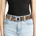 thumbnail image 4 of Buckle-Down Belt, Seatbelt Buckle Belt, Tattoo Johnny Hearts Roses, Youth 22 to 32 Inches, 4 of 7
