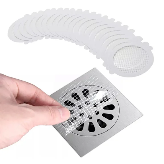 25 Pcs Disposable Drain Hair Catcher Set – Shower Sink Strainer & Stopper Filter