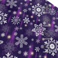 thumbnail image 3 of Balery Christmas Purple Snowflakes Gorra de béisbol de tamaño ajustable para correr, entrenar y actividades al aire libre. Gorra de papá para todas las estaciones., 3 of 6