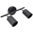 thumbnail image 1 of LED Track Light Kit, 10.8in Long Matte Black Track Lighting Kit GU10 Base  for Kitchen, 1 of 7
