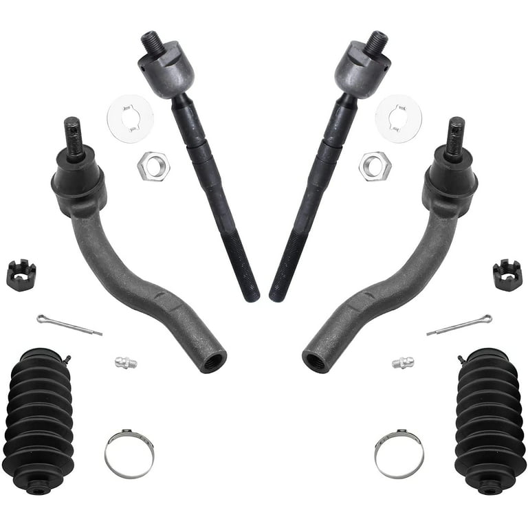 Detroit Axle - Front End 14pc Suspension Kit for 2007-2011 Toyota Camry, 2  Lower Control Arms 2 Ball Joints Inner Outer 4 Tie Rods 2 Boots Front &
