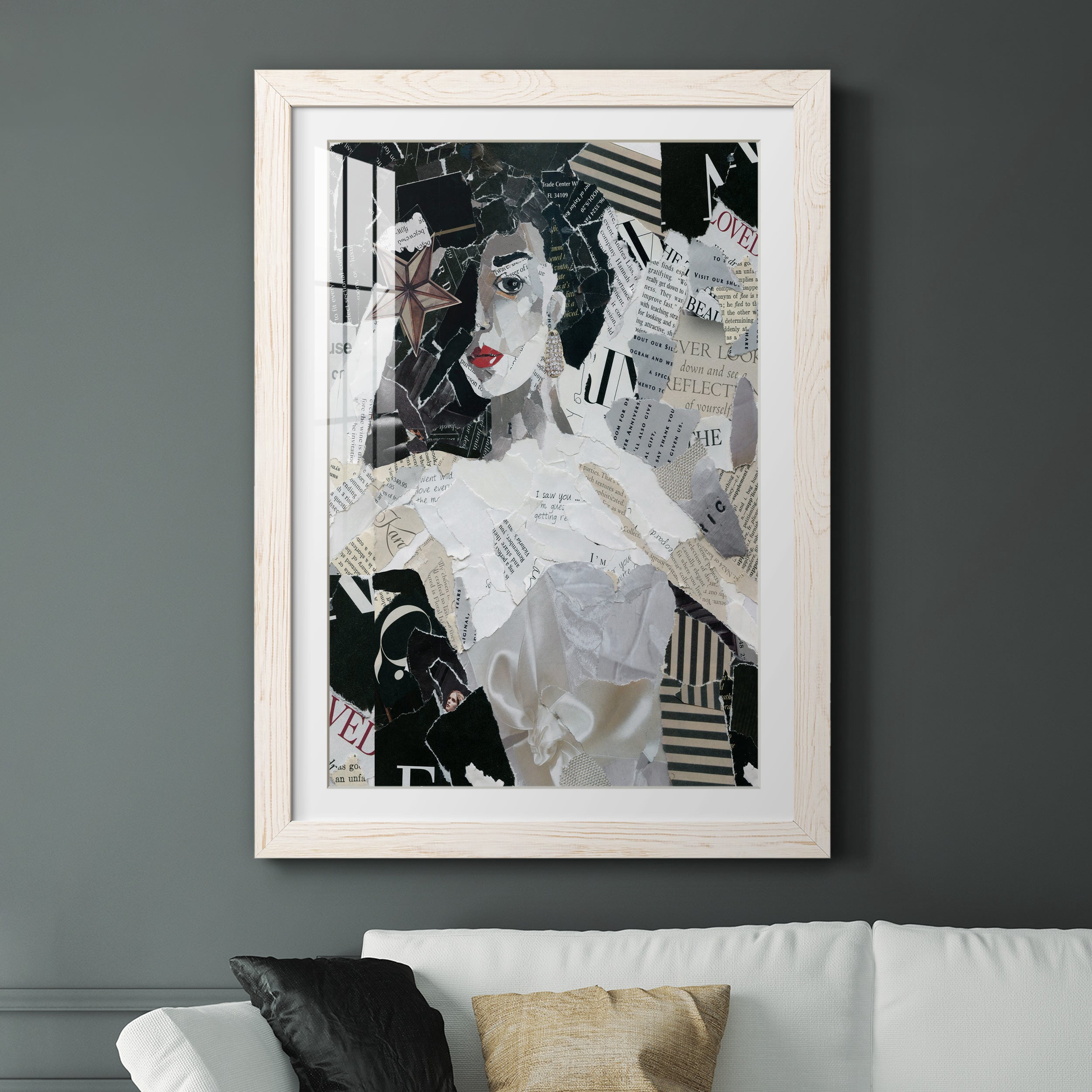 Runway Star - Premium Framed Print - Distressed Barnwood Frame - Ready to Hang