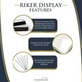 thumbnail image 3 of 6 Pack of Riker Display Cases 4 x 5 x 3/4 for Collectibles Jewelry & More, 3 of 3