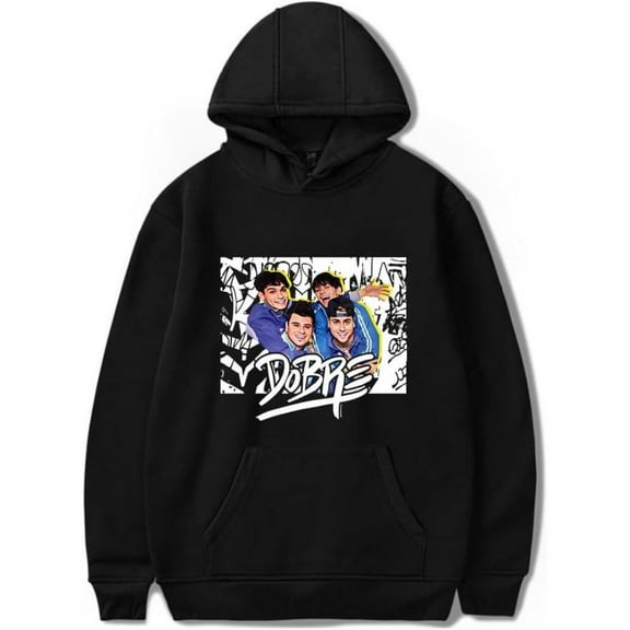 Dobre Brothers Hoodie Merch Pockets Drawstring Unisex Hooded Sweatshirt Fashion Clothing