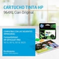thumbnail image 2 of Cartucho de tinta HP 964XL cian original (3JA54AL) Para HP OfficeJet Pro 9010 / 9020 HP 3JA54AL, 2 of 2
