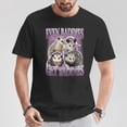 thumbnail image 2 of Opossum "Even Baddies Get Saddies" T-Shirt - Funny Mental Health Awareness Graphic Tee - Cute & Humorous Animal Lover Apparel for Men & Women, 2 of 3