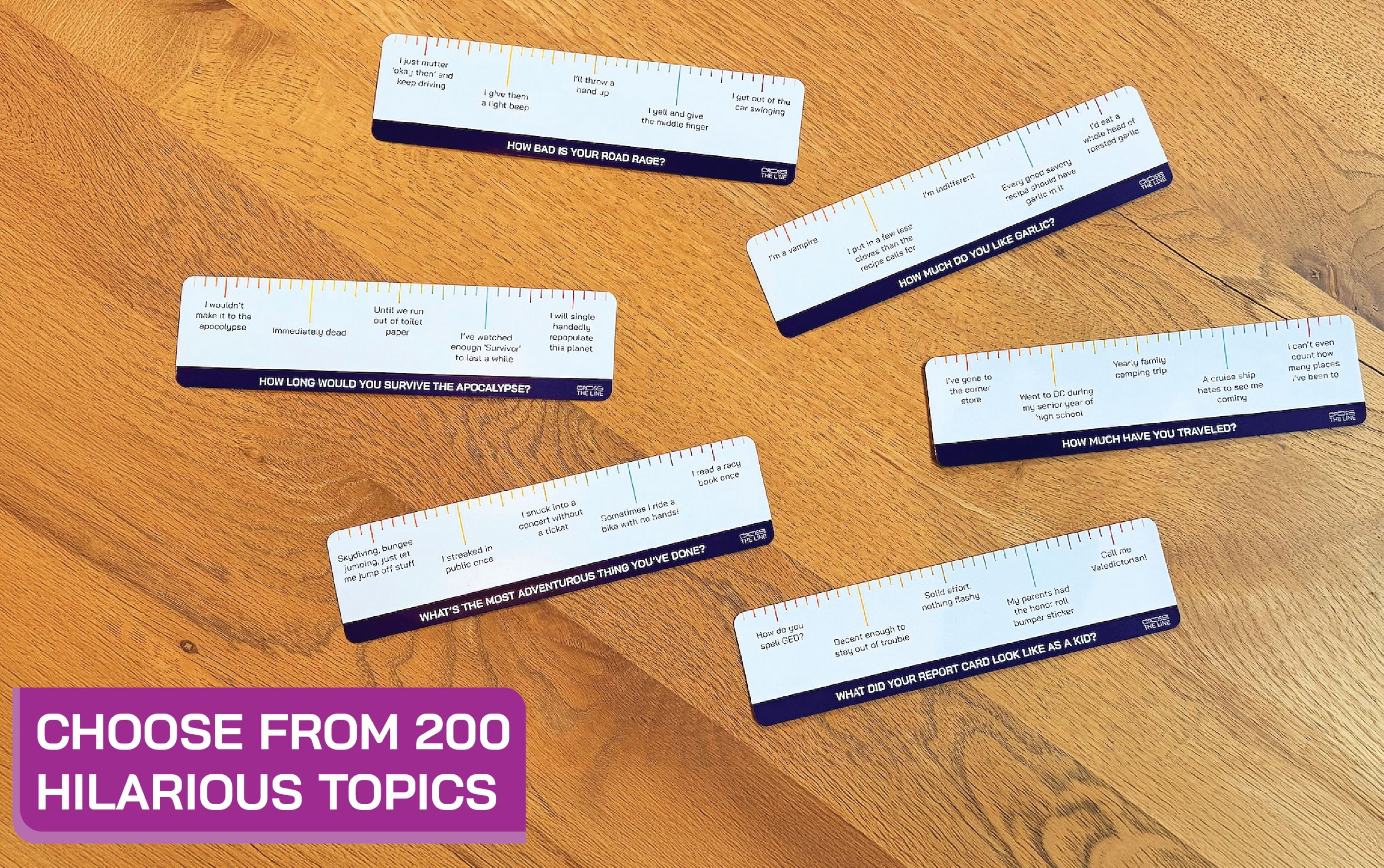 Cross the Line Interactive Party Game for Teens and Adults Ages 12+ (Walmart Exclusive)