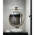 thumbnail image 2 of Luxury Minimalist Bath Light, Large Size: 4.079''H x 2.09''W, with Mid Century Modern Style Elements, Matte Black Finish, UHP4813 from the Mandan Collection by Urban Ambiance, 2 of 5