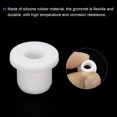thumbnail image 4 of 12Pcs T Type Rubber Grommet Mount Dia 10mm ID 6mm Seal Protection Flexible Hole Plugs for Cable Pipe White, 4 of 5