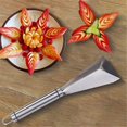 thumbnail image 1 of Stainless Steel Carving Knife Triangular Shape Cutting Fruit Vegetable Pumpkin Carving Tool, 1 of 5