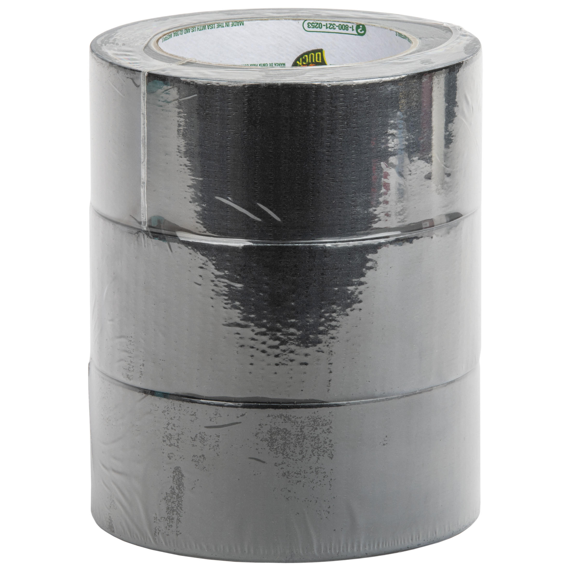 Color Duck Tape Brand Duct Tape, Black, 1.88 in. x 30 yd., 3 pack