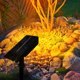 thumbnail image 4 of Luz solar LED para patio exterior | Cabezal giratorio doble | Sensor de movimiento | IP65 a prueba de agua | 2 cuentas LED | Batería de 1200 mAh | Instalación en el suelo o en la pared | Seguridad, 4 of 8
