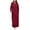 Wine, variant on Karight Women's Casual Long Sleeve Side Slit Pullover Maxi Hoodie Dress Slim Sweatshirt Long Dresses with Pockets