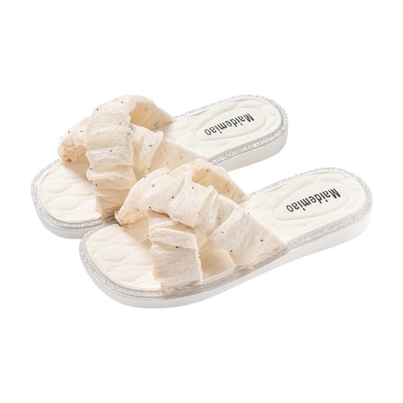 Fesfesfes Girls' Children's Summer Soft Slippers,Breathable Slip On Non-slip House Shoes, Flexible Rubber Sole Outdoor Casual Shoes,Comfortable Cute Footwear for Kids Activities Daily Wear
