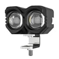 thumbnail image 2 of TopOne Motorcycle LED Spotlight Dual Lens 20W 8000LM Yellow White Double Color High/Low Beams Auxiliary Lights, 2 of 7