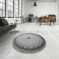 thumbnail image 4 of Ahgly Tapis Rectangulaire Lavable en Machine Intérieur Transitionnel Gris Fumé, 5 Pieds x 8 Pieds, 4 of 7