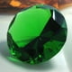 thumbnail image 3 of Monstrate 2 uds 60MM cristal verde pulido transparente a prueba de decoloración vidrio Artificial resistente duradero hogar niñas Aldult Decoración Monstrate HA075059-00, 3 of 6