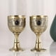 thumbnail image 1 of Reyes Real Cáliz Santo Cáliz Dorado Copas Reales Medievales Latón Vintage Cáliz Dorado, 1 of 4