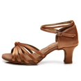 thumbnail image 1 of Zapatos de baile de Tango/salón/baile latino para mujer, zapatos de baile profesional de Salsa con tacón para niñas y mujeres de 5cm/7cm Tan Jianjun unisex, 1 of 2