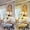 Linen, variant on Premium American Style Fabric Lampshade Set of 2 for Table and Floor Lamps, Replacement Drum Shade with 8 Inch Harp Stand and E26 UNO Fitter, 13.38 inches / 34 cm Diameter, Linen