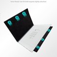 thumbnail image 3 of For Remarkable 2 Case Double-Side Magnetic PC+PU Leather Stand E-Reader Cover - Ivory White, 3 of 5