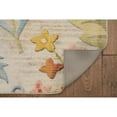 thumbnail image 3 of Linon Home Decor 8079969 5 x 7 ft. Daytona Polyester Rug, Ivory & Pink, 3 of 5