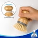 thumbnail image 2 of Cepillo de palma de bambú, cepillo para fregar platos, ollas, sartenes, fregadero de cocina, limpieza, paquete de 2 Namotu SYN231, 2 of 7