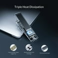 thumbnail image 3 of ORICO 256GB External SSD for Laptop 500MB/s Read Speed Portable SSD M2 NGFF SATA SSD with M.2 Enclosure & Bag for Business Officer Desktop PC, 3 of 10