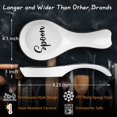 thumbnail image 3 of Ceramic Spoon Rest for Stove Top, Large Spoon Holder, Spoon Rest for Kitchen Counter, Spatula Holder Utensil Rest for Ladles, Tong, Modern Kitchen Decor, White, 3 of 7