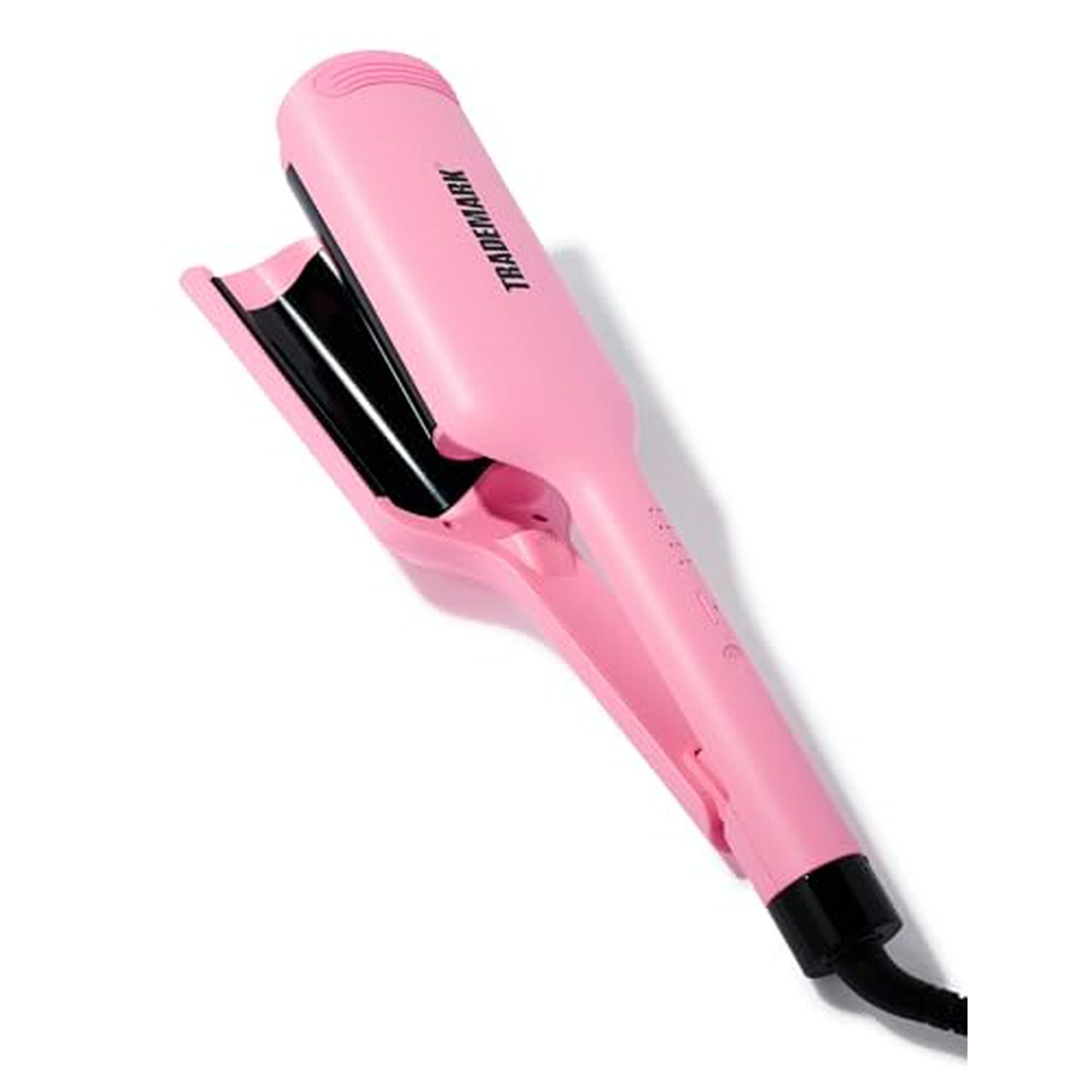 Trademark Beauty Hair Waver Double Barrel Hair Crimper Beach Waves Curling Iron Babe Waves X Adjustable Temperature Hair Curler Hair Styling