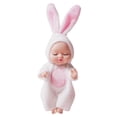 thumbnail image 2 of guohui 6xCartoon Sleeping Baby Doll Keychain Accessories Car Toy Gifts Decor Rabbit, 2 of 8