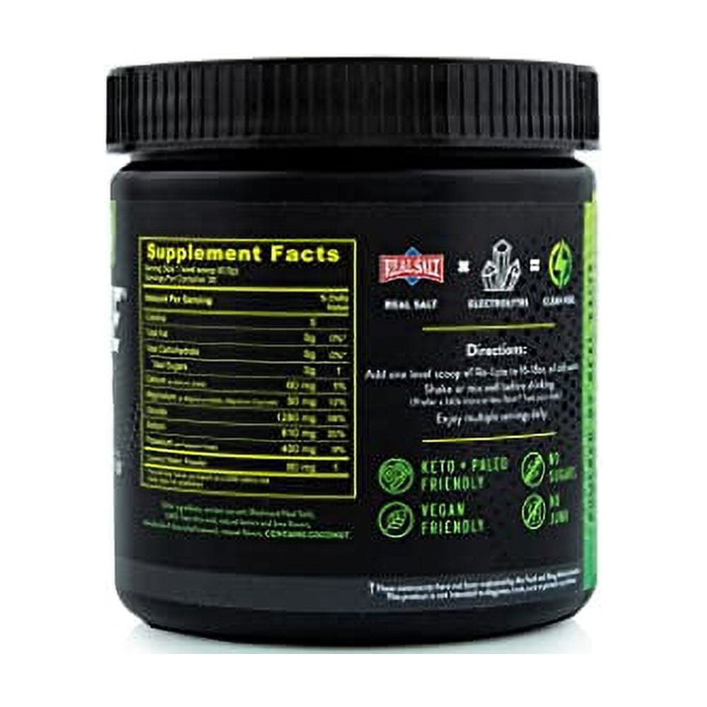 REDMOND Re-Lyte Electrolyte Drink Mix Lemon Lime, 30 serving SMALL 6.88oz jar