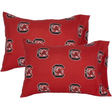 South Carolina Gamecocks Pillowcase Pair, Standard, 20" x 30" (2 Standard Pillowcases)