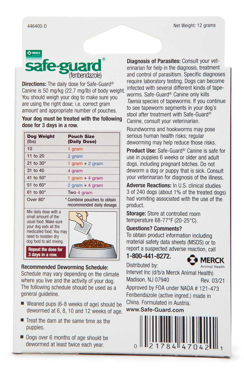 Safeguard goat dewormer top for dogs dosage