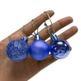 thumbnail image 1 of Fiudx Bolas de Navidad para Árbol, 48 Piezas de Adornos Brillantes de Plástico, Elegante Decoración Navideña, Ideal para Fiestas y Hoteles, 30 Mm de Diámetro, Caja., 1 of 4