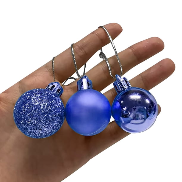 onlyliua para El Hogar 48 Adornos Navideños de 30 Mm para Colgar En El Árbol de Navidad, Adornados para Fiestas En El Hogar