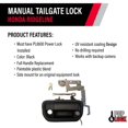 thumbnail image 2 of Pop & Lock PL6250 Manual Tailgate Lock Add-On Kit for 2017-2018 Honda Ridgeline, Black, 2 of 4