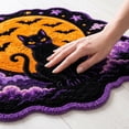 thumbnail image 6 of Orangide Halloween Door Mat Indoor Outdoor Welcome Rug with Ghost and Spiders Non-slip Entryway Mat for Front Porch Patio Home Fall Decoration, 6 of 7