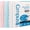 Light Color, variant on Campus 3 Pack Spiral Binder Notebooks, B5 Refillable Notebooks Smart Ring Binder 25 Sheets Capacity Each, with 100 Sheets 6mm Dot Ruled Filler Paper, Ideal for Work, Study & Journal,Vivid Color