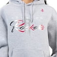 thumbnail image 3 of Women's G-III 4Her by Carl Banks Gray Houston Rockets Shadow Logo Tri-Blend Fleece Hoodie, 3 of 3