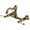 Brass, variant on Kingston Brass KS3253PL Vintage Double-Handle Wall-Mount Bridge Kitchen Faucet, Antique Brass