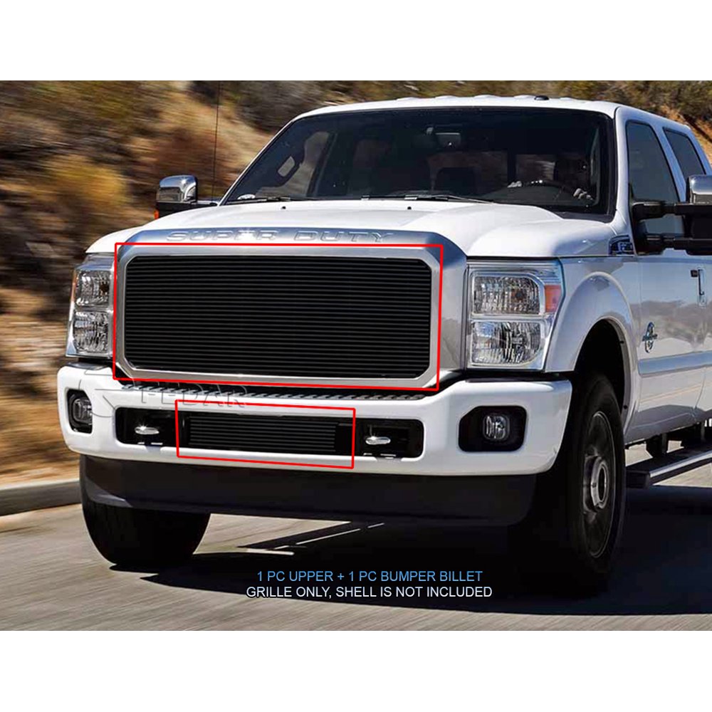 Fedar Billet Grille Insert Combo For 20112016 Ford F250/F350/F450/F550