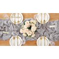 thumbnail image 3 of XINQIHANG Wedding Chiffon Table Runner Gray 10 Packs 10ft Long Table Runners Baby Shower Party Decor Stage Arch Fabric Drape Decoration, 3 of 7