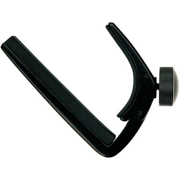 D'Addario Classical Pro Capo with Micrometer Tension Adjustment Mechanism for Classical Guitars (Black)