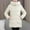 White Coat for Winter, variant on XPMWRP Women's Quilted Puffer Solid Color Hooded Jacket Adjustable Drawstring Coat Warm Water Resistant Jackets with Pockets Black L